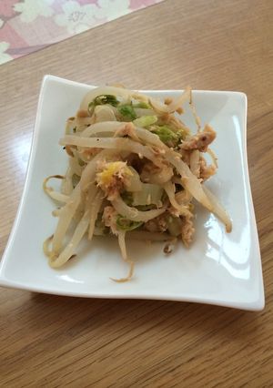 五分で青菜ともやしのツナ和え-レシピのメイン写真
