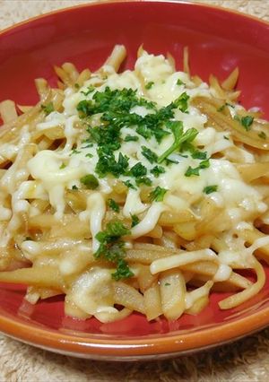 照り焼き味♪ポテト炒めチーズ乗せ　どすぇ-レシピのメイン写真