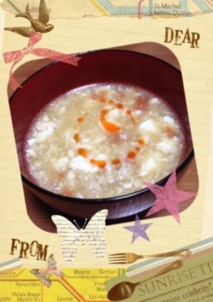 ☆簡単☆崩し豆腐とトマトの塩麹スープ-レシピのメイン写真