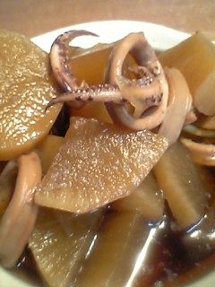 【大根の煮物(イカバージョン)】-レシピのメイン写真