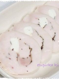 クリームチーズとバジルの鶏ハム-レシピのメイン写真