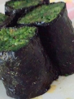 ぱぱっともう一品!!ほうれん草の海苔巻き-レシピのメイン写真