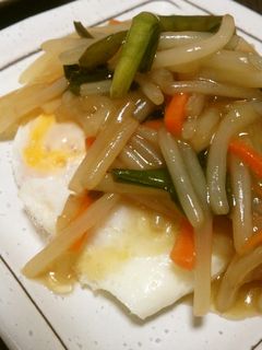 目玉焼き☆甘酢あんかけ-レシピのメイン写真