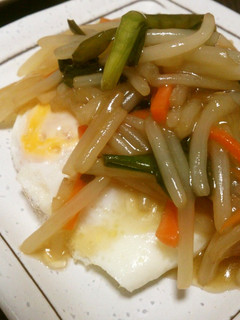 目玉焼き☆甘酢あんかけ-レシピのメイン写真