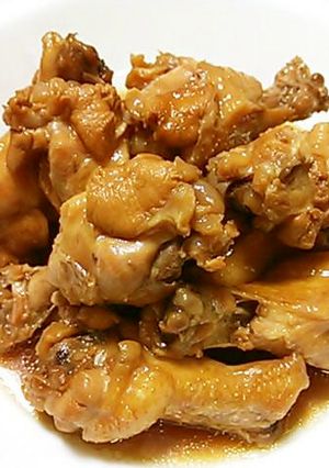 手羽元(鶏ウイング)のにんにく醤油煮-レシピのメイン写真