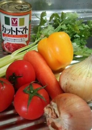 簡単！野菜たっぷりミネストローネ☆-レシピのメイン写真