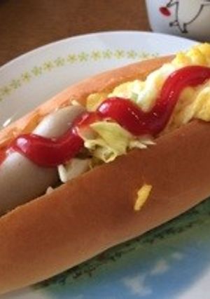 朝食に♪大葉香る☆ホットドック-レシピのメイン写真