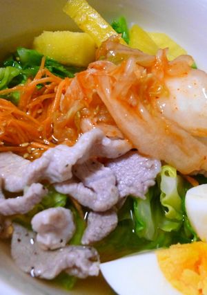春キャベツたっぷり冷麺-レシピのメイン写真