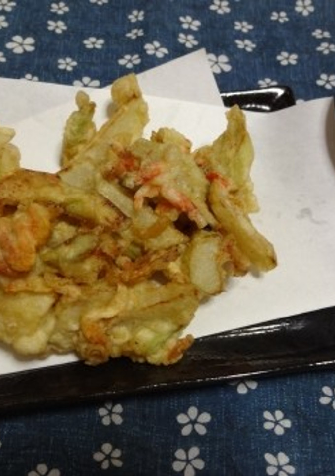 ウドと桜海老のかき揚げ☆-レシピのメイン写真