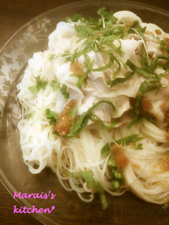 暑い日に*豚しゃぶそうめん-レシピのメイン写真