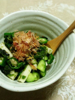 ヘルシー☻海苔香る♪ねばねばサラダ-レシピのメイン写真