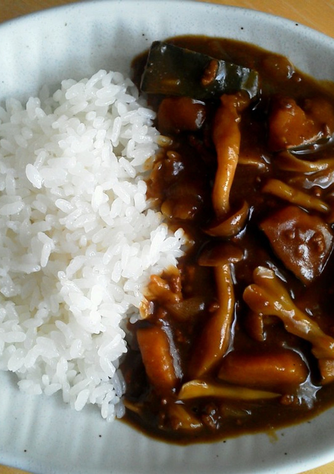 簡単かぼちゃと、きのこのカレー-レシピのメイン写真