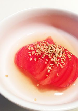 ♡さわやか♡とまとの酢の物-レシピのメイン写真