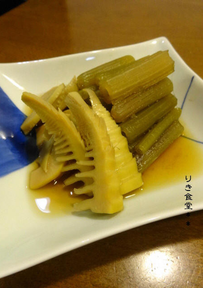 ふきとタケノコの一緒煮-レシピのメイン写真