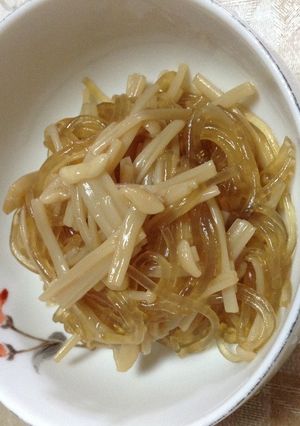 ◎　えのきと春雨の炒め物-レシピのメイン写真