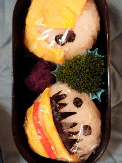 キャラ弁☆ラップ ルフィー&サンジ-レシピのメイン写真
