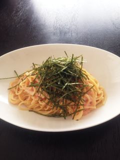 明太子スパゲッティー-レシピのメイン写真
