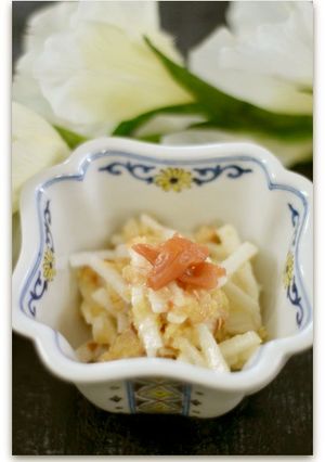キヌアdeダイエット！長芋も梅和え-レシピのメイン写真