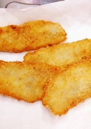 旨味絶品魚屋さん昆布締めめんたいフライ-レシピのメイン写真