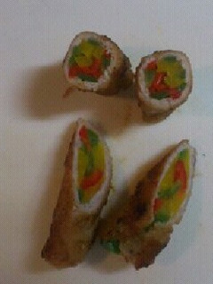 唐揚げ粉で簡単お弁当おかず☆ピーマン肉巻-レシピのメイン写真