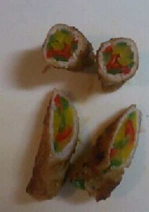 唐揚げ粉で簡単お弁当おかず☆ピーマン肉巻-レシピのメイン写真