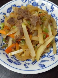 ☆コストコプルコギビーフできんぴら大根☆-レシピのメイン写真