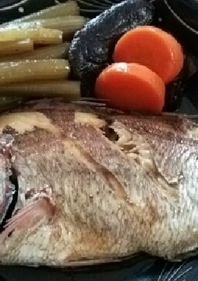 春限定♪鯛とふきの煮付け-レシピのメイン写真