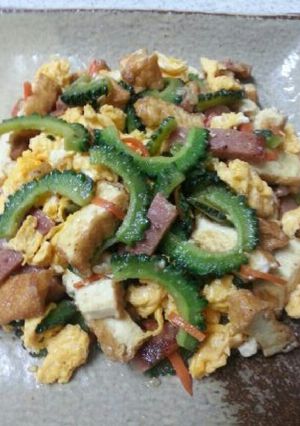 甘味噌仕立てのゴーやチャンプル♪-レシピのメイン写真