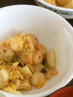 海老とエリンギのたまごとじ-レシピのメイン写真