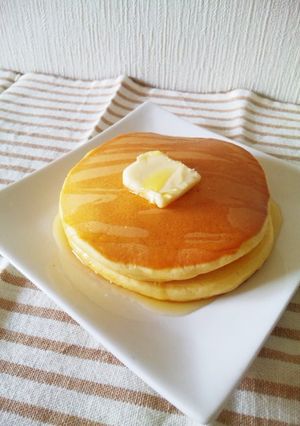 もちふわ！リコッタ！？パンケーキ-レシピのメイン写真
