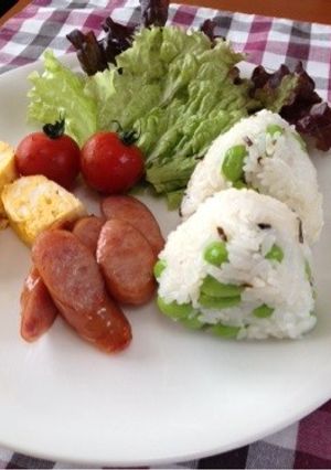 枝豆おにぎり-レシピのメイン写真