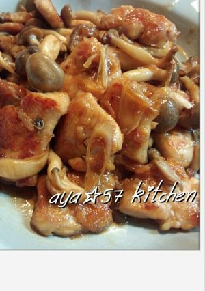 ねぎとしめじのむね肉照り焼き☆-レシピのメイン写真
