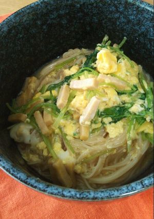 たまごと高野豆腐のにゅうめん-レシピのメイン写真