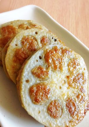 生姜風味の蓮根のはさみ照り焼き☆-レシピのメイン写真