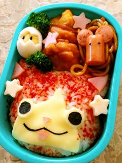 妖怪ウォッチ ジバニャン キャラ弁♪-レシピのメイン写真