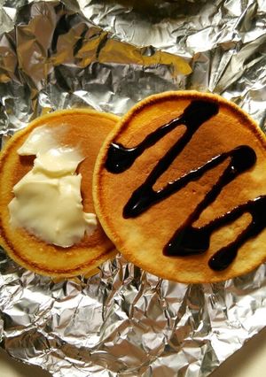 大さじスプーンの朝食ミニパンケーキ-レシピのメイン写真