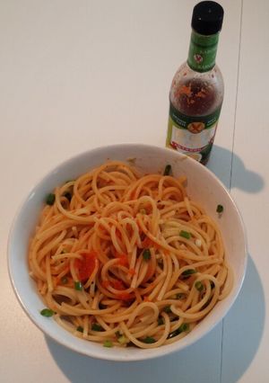 超簡単　とびっこわさび醤油パスタ　-レシピのメイン写真