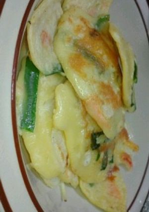 切って混ぜて焼くだけ！簡単チーズチヂミ-レシピのメイン写真