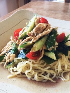 バンバンジー冷麺-レシピのメイン写真