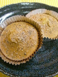 きな粉黒胡麻マフィン-レシピのメイン写真
