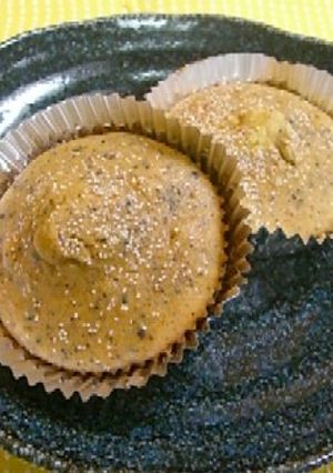 きな粉黒胡麻マフィン-レシピのメイン写真