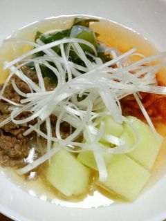 そぼろミニ冷麺♪-レシピのメイン写真