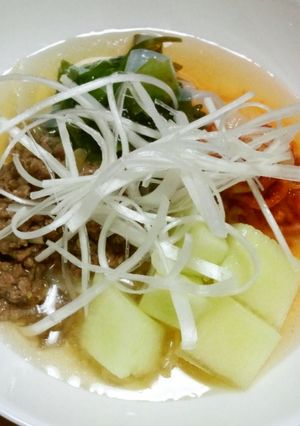 そぼろミニ冷麺♪-レシピのメイン写真