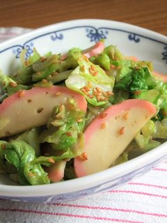 ✿キャベツとかまぼこのゴマ醤油炒め✿-レシピのメイン写真