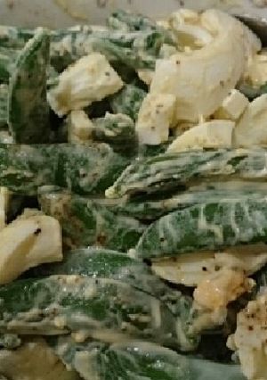 たまごとスナップえんどうの和え物-レシピのメイン写真