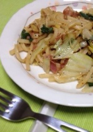 簡単塩焼きうどん-レシピのメイン写真