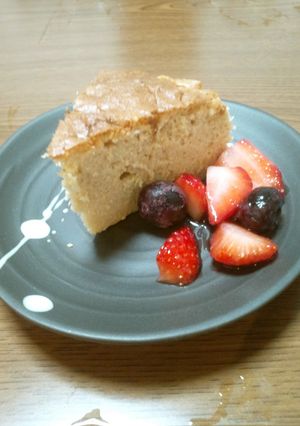 ふんわりチーズスフレケーキ-レシピのメイン写真