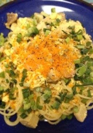 からすみと卵のシーフードパスタ-レシピのメイン写真
