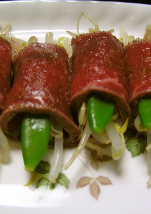 牛肉タタキのシャキシャキ巻き-レシピのメイン写真