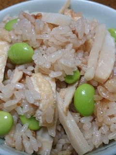 たけのこご飯〜枝豆入り〜-レシピのメイン写真